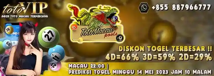 Macau 22:00 | Prediksi Togel Minggu 14 Mei 2023 Jam 10 Malam